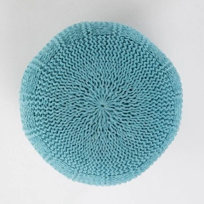 Yuny Handcrafted Modern Fabric Pouf - Christopher Knight Home 3 Yuny Handcrafted Modern Fabric Pouf - Christopher Knight Home - Image 3