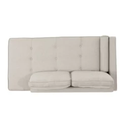 Typhaine Modern Fabric Chaise Loveseat Beige - Christopher Knight Home 7 Typhaine Modern Fabric Chaise Loveseat Beige - Christopher Knight Home -Furniture Promotion Series GUEST 3061b41b 4ffd 4980 87b2 64723159a03b