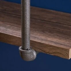 Tarian Industrial Wall-Mounted Shelf Dark Brown - Christopher Knight Home -Furniture Promotion Series GUEST 31cf80fe 6e9d 4459 ad7c 9de40f91fa2c