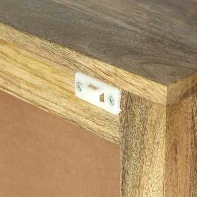 Lytle Boho Handcrafted Mango Wood Nightstand With Storage Natural - Christopher Knight Home 8 Lytle Boho Handcrafted Mango Wood Nightstand With Storage Natural - Christopher Knight Home - Image 8