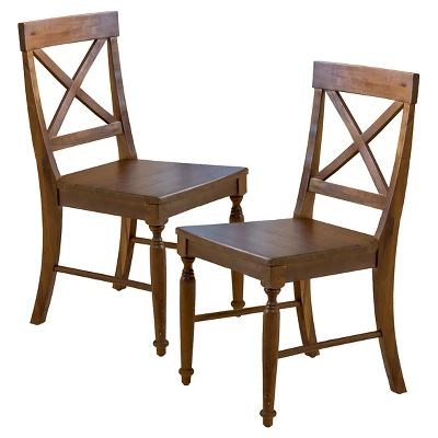 Set Of 2 Rovie Acacia Wood Dining Chair - Christopher Knight Home 5 Set Of 2 Rovie Acacia Wood Dining Chair - Christopher Knight Home - Image 5