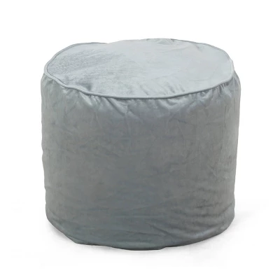 Gwinnett Modern Velveteen Cylinder Pouf - Christopher Knight Home 10 Gwinnett Modern Velveteen Cylinder Pouf - Christopher Knight Home - Image 10