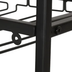 Boster Boho Industrial 21 Bottle Floor Wine Rack With Storage Natural/Black - Christopher Knight Home -Furniture Promotion Series GUEST 3436c030 485e 42e6 809c eff944e4eb88