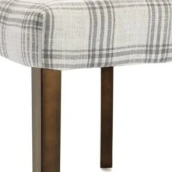 2pk Harman Contemporary Upholstered Plaid Dining Chairs Gray/Light Beige/Brown - Christopher Knight Home -Furniture Promotion Series GUEST 35141c91 87c1 4e53 bd90 569788f6235a