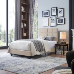 Eveleth Contemporary Low Profile Platform Bed - Christopher Knight Home