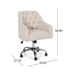 Barbour Tufted Home Office Chair With Swivel Base - Christopher Knight Home -Furniture Promotion Series GUEST 35ddad12 8fbd 4d53 bed5 d40a67a0e1cd