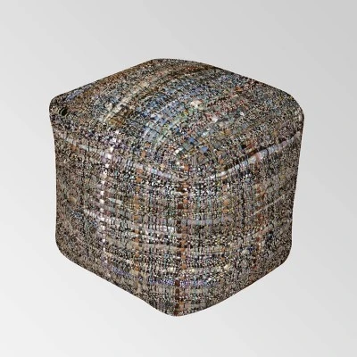 Cadieux Fabric Pouf - Christopher Knight Home 5 Cadieux Fabric Pouf - Christopher Knight Home - Image 5