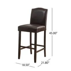 Set Of 2 Darren Contemporary Upholstered Barstools With Nailhead Trim - Christopher Knight Home 8 Set Of 2 Darren Contemporary Upholstered Barstools With Nailhead Trim - Christopher Knight Home -Furniture Promotion Series GUEST 38d78649 bae5 4e78 b6d4 d7167da27f71