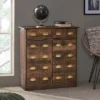 Terrell Handcrafted Boho Mango Wood Cabinet Antique Natural - Christopher Knight Home