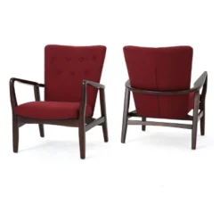 Set Of 2 Becker Upholstered Armchairs - Christopher Knight Home -Furniture Promotion Series GUEST 3ae0765c 1b79 4d65 ab50 cfee5fcedcaf