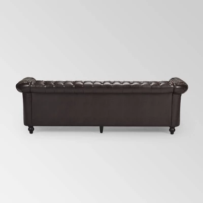 Parksley Tufted Chesterfield Sofa - Christopher Knight Home 2 Parksley Tufted Chesterfield Sofa - Christopher Knight Home - Image 2