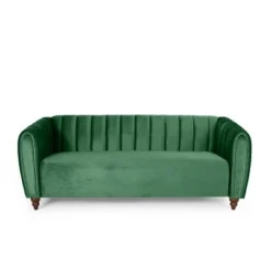 Richland Modern Glam Velvet Channel Stitch 3 Seater Sofa - Christopher Knight Home -Furniture Promotion Series GUEST 3d1c928e b440 45a6 b2eb 665c67b0234c
