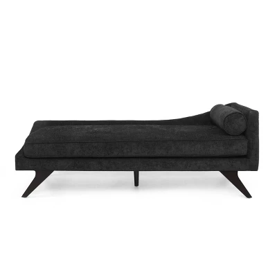 Cagle Mid Century Modern Fabric Chaise Lounge - Christopher Knight Home 9 Cagle Mid Century Modern Fabric Chaise Lounge - Christopher Knight Home - Image 9