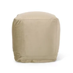 Caney Modern Velveteen Cube Pouf - Christopher Knight Home -Furniture Promotion Series GUEST 3e109f38 075e 4101 95ee 750d476772e4