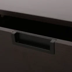 Doerun Mid-Century Modern Storage TV Stand For TVs Up To 48" Dark Gray/Black - Christopher Knight Home -Furniture Promotion Series GUEST 3e389e7e 105f 48d4 bb9e 6431aaa366aa