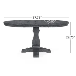 5pc Maria French Country Wood Expandable Dining Set Gray/Black - Christopher Knight Home -Furniture Promotion Series GUEST 3f7dc00e da97 4eb5 89c6 0a644ed010f8