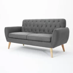 Bernice Petite Mid Century Modern Tufted Sofa - Christopher Knight Home 14 Bernice Petite Mid Century Modern Tufted Sofa - Christopher Knight Home -Furniture Promotion Series GUEST 42c83730 08ff 49d4 b856 55c6d8601312
