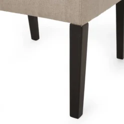 Mcclure Contemporary Upholstered Armchair Taupe/Espresso - Christopher Knight Home -Furniture Promotion Series GUEST 47457ecb f6b7 40de b756 67920cb498e6