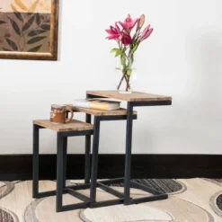 Tohono Nesting Tables Antique Firwood (Set Of 3) - Christopher Knight Home 12 Tohono Nesting Tables Antique Firwood (Set Of 3) - Christopher Knight Home -Furniture Promotion Series GUEST 478bf65a 4e40 426f b727 9e2bae608b60
