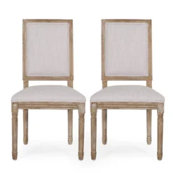 2pk Regina French Country Wood Upholstered Dining Chairs - Christopher Knight Home 27 2pk Regina French Country Wood Upholstered Dining Chairs - Christopher Knight Home -Furniture Promotion Series GUEST 48b15fc7 32ce 4da7 9d49 175e370ad4a1