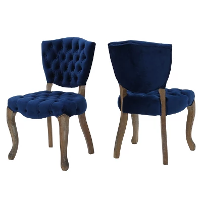 Bates Tufted Dining Chair Set 2ct - Christopher Knight Home 6 Bates Tufted Dining Chair Set 2ct - Christopher Knight Home - Image 6