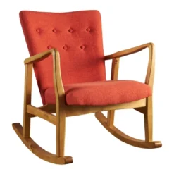 Callum Mid-Century Fabric Rocker - Christopher Knight Home -Furniture Promotion Series GUEST 4a0ccfd5 2672 4618 b28b 3f68c8af31e5