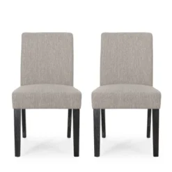 Set Of 2 Kuna Contemporary Upholstered Dining Chairs - Christopher Knight Home -Furniture Promotion Series GUEST 4ff81b85 f2dc 407f 8f51 addb72487b8c