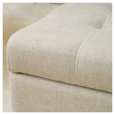 Mission Storage Ottoman - Christopher Knight Home 2 Mission Storage Ottoman - Christopher Knight Home - Image 2