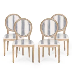 Set Of 4 Phinnaeus French Country Fabric Dining Chairs - Christopher Knight Home -Furniture Promotion Series GUEST 52d827a9 08e8 488d b24c 7fcf474d71e4