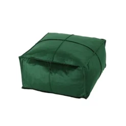 Nakisha Velvet Square Bean Bag Ottoman - Christopher Knight Home -Furniture Promotion Series GUEST 52f86804 3a04 48e6 a72b 3f4150bcd61f