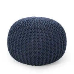 Nahunta Modern Knitted Cotton Round Pouf - Christopher Knight Home 24 Nahunta Modern Knitted Cotton Round Pouf - Christopher Knight Home -Furniture Promotion Series GUEST 535f09a1 6d00 4748 9591 e147e3ee0d0c