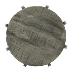 Wiers Modern Industrial Handcrafted Mango Wood Side Table Gray/Black - Christopher Knight Home -Furniture Promotion Series GUEST 5406bda8 c20a 4fdb a50a 2c725c6502a2