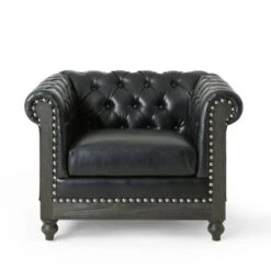 Castalia Chesterfield Tufted Club Chair With Nailhead Trim Midnight - Christopher Knight Home 21 Castalia Chesterfield Tufted Club Chair With Nailhead Trim Midnight - Christopher Knight Home -Furniture Promotion Series GUEST 54eff52e 38bd 4038 ae0b 4661e35aa92a