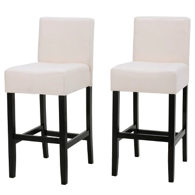 Set Of 2 26" Lopez Fabric Counter Height Barstools - Christopher Knight Home 4 Set Of 2 26" Lopez Fabric Counter Height Barstools - Christopher Knight Home - Image 4