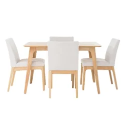 5pc Kwame 50" Dining Set - Christopher Knight Home -Furniture Promotion Series GUEST 587f094b 23fa 412b 9441 0aaaca77499c