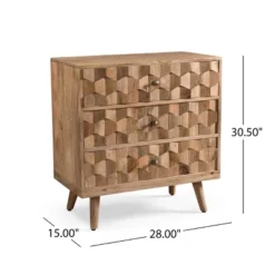 Latona MidCentury Modern 3 Drawer Chest Natural - Christopher Knight Home -Furniture Promotion Series GUEST 589d9a1a c9a9 4385 bf2a 746e80068c05