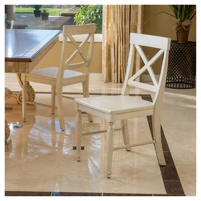 Set Of 2 Rovie Acacia Wood Dining Chair - Christopher Knight Home 1 Set Of 2 Rovie Acacia Wood Dining Chair - Christopher Knight Home