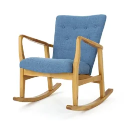 Callum Mid-Century Fabric Rocker - Christopher Knight Home -Furniture Promotion Series GUEST 5a629bf3 a8b0 42db 8e4f bf2b2f4734c1