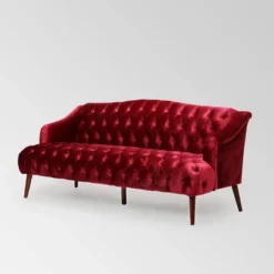 Adelia Modern Glam Tufted Velvet Sofa - Christopher Knight Home -Furniture Promotion Series GUEST 5b160f73 a46a 424d a3fc 0759df200f76