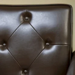 Isaac Tufted Brown Leather Club Chair -Chocolate Brown - Christopher Knight Home -Furniture Promotion Series GUEST 5c883004 3129 4230 9147 5539ac571427