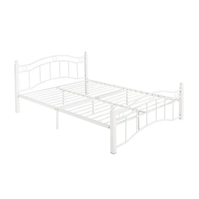 Queen Bouvardia Modern Contemporary Iron Bed - Christopher Knight Home 7 Queen Bouvardia Modern Contemporary Iron Bed - Christopher Knight Home - Image 7