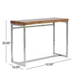 Berea Rustic Glam Handcrafted Acacia Wood Desk Natural/Silver - Christopher Knight Home 13 Berea Rustic Glam Handcrafted Acacia Wood Desk Natural/Silver - Christopher Knight Home -Furniture Promotion Series GUEST 5e4ae79e 06e9 4c19 a249 f13401b1ac46