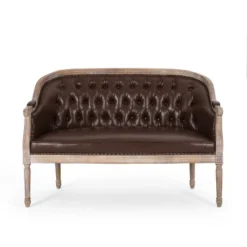 Faye Traditional Tufted Upholstered Loveseat - Christopher Knight Home 21 Faye Traditional Tufted Upholstered Loveseat - Christopher Knight Home -Furniture Promotion Series GUEST 5e937f73 d390 4c0b ad00 4686f9bef008