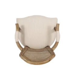 2pk Mina French Country Wood And Cane Upholstered Dining Chairs - Christopher Knight Home -Furniture Promotion Series GUEST 5fc15369 47a6 4bf8 99c8 bb9bafb64f0c