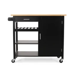 Westcliffe Contemporary Kitchen Cart With Wheels - Christopher Knight Home -Furniture Promotion Series GUEST 6386dffd 902a 4beb 9052 0385d5fadbe6