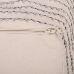 Gaddie Boho Rectangular Bean Bag Ottoman White/Gray/Black - Christopher Knight Home -Furniture Promotion Series GUEST 64339692 6158 419a 908c 2526c6a0d061