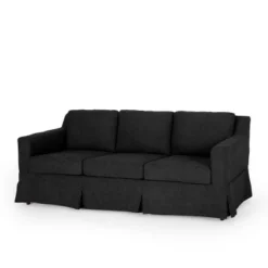 Arrastra Contemporary Fabric 3 Seater Sofa With Skirt - Christopher Knight Home -Furniture Promotion Series GUEST 65ffc232 5e6e 487a 8cc4 9e95f992bcbe