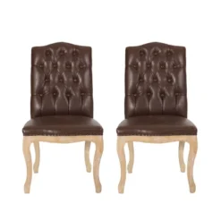 2pk Shylo Contemporary Faux Leather Dining Chairs - Christopher Knight Home -Furniture Promotion Series GUEST 67483a1b 034c 41fa 9d1e 9fea59b07590