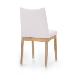 Set Of 2 Dimitri Fabric Dining Chairs Light Beige/Oak - Christopher Knight Home -Furniture Promotion Series GUEST 68262f70 1cd5 4ec7 a82d 477ba0d542b9
