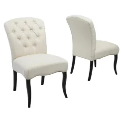 Hallie Fabric Dining Chair Set 2ct - Christopher Knight Home -Furniture Promotion Series GUEST 68566b26 1592 430b bca5 f33567c6cdba